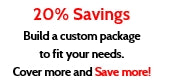 20% Savings on Packages