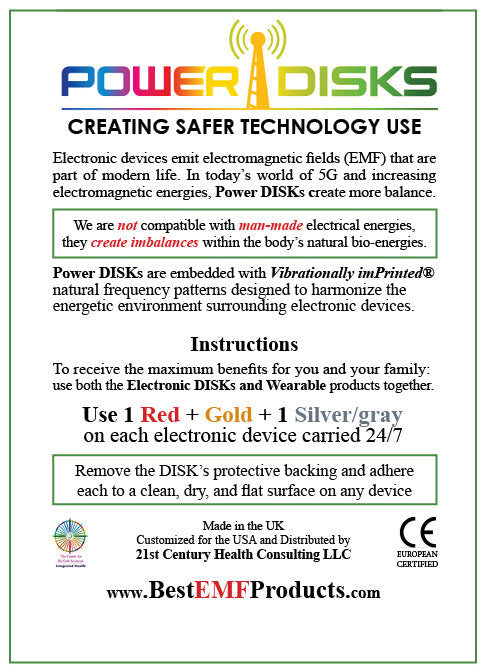 3 DISK Package = Wearable + Electronic DISKs for Cell
