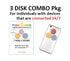 3 DISK Package = Wearable + Electronic DISKs for Cell