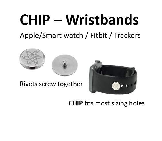 CHIP - Fits in Wristband Sizing Holes