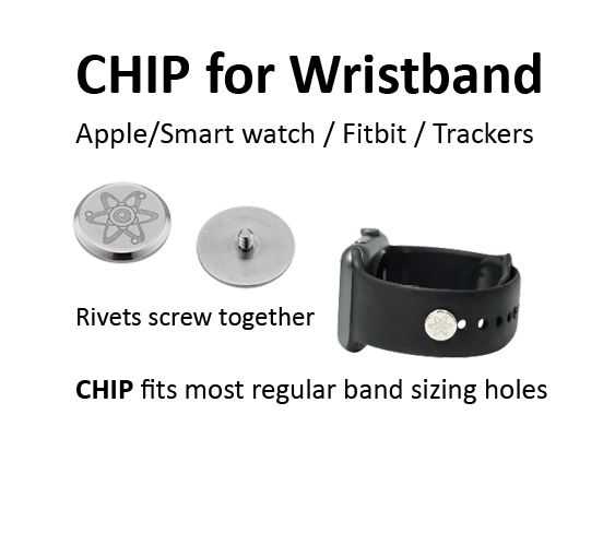 CHIP - Fits in Wristband Sizing Holes