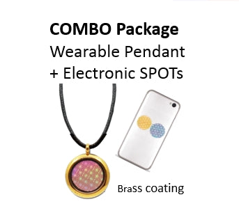 Pendant - COMBO Package: Brass coating over stainless steel