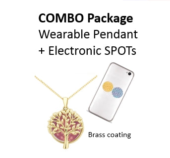Pendant - Tree - Brass
