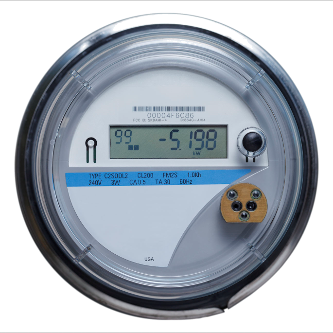SmartDOT Card on Utility Meter for EMF Protection