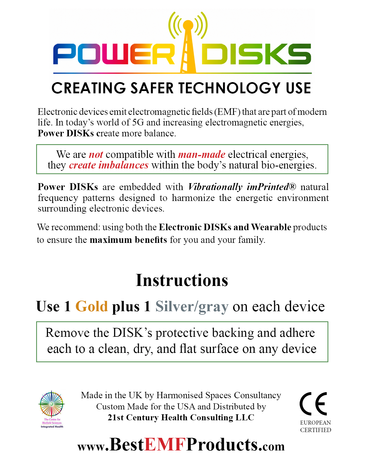 Electronic DISKs for: 6 to 24 Devices