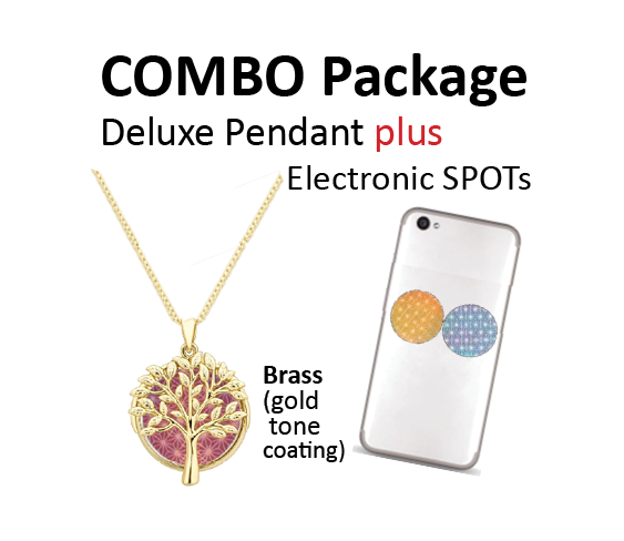 Pendant - Tree - Brass
