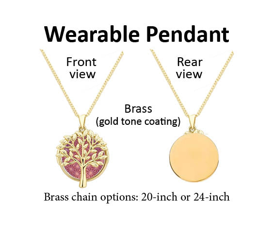 Pendant - Tree - Brass