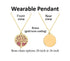 Pendant - Tree - Brass